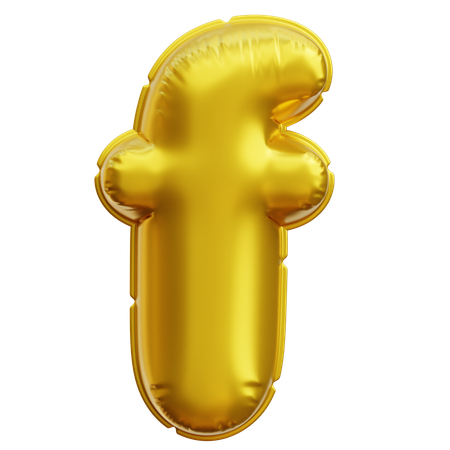 Alphabet F  3D Icon