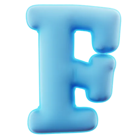 Alphabet f  3D Icon