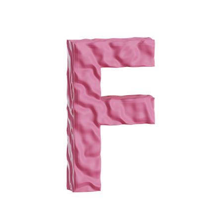Alphabet F  3D Icon