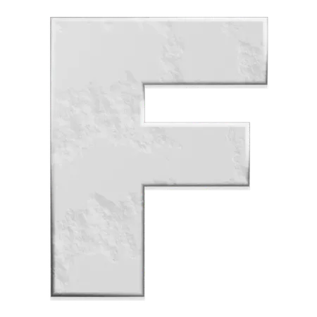 Alphabet F  3D Icon