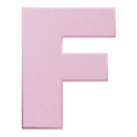 Alphabet F  3D Icon