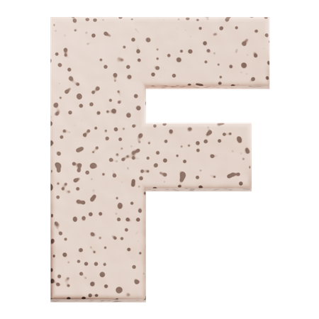 Alphabet F  3D Icon