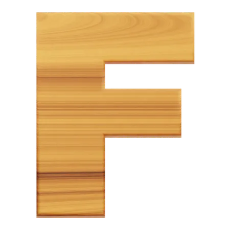 Alphabet F  3D Icon