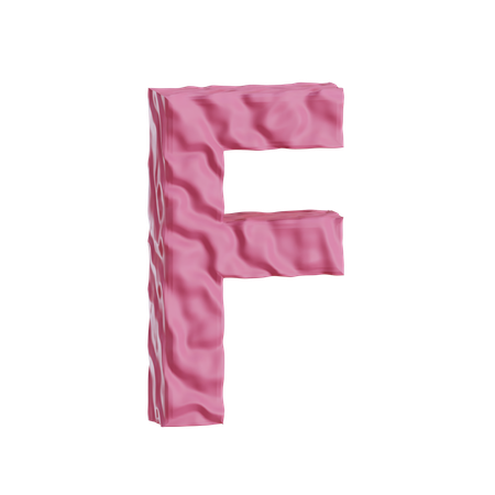 Alphabet F  3D Icon