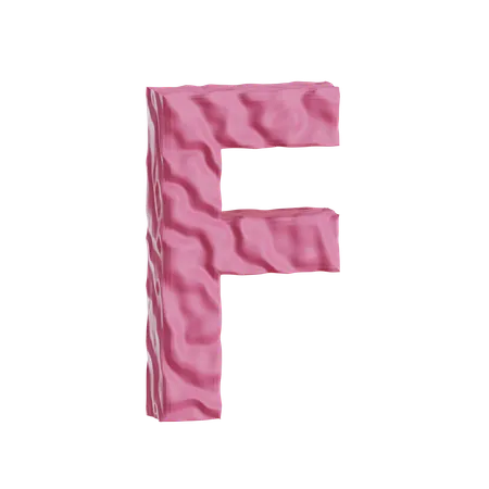 Alphabet F  3D Icon