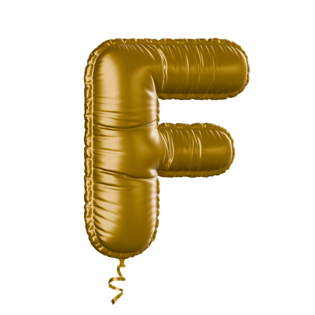 Alphabet F  3D Icon