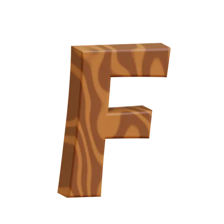 Alphabet F  3D Icon