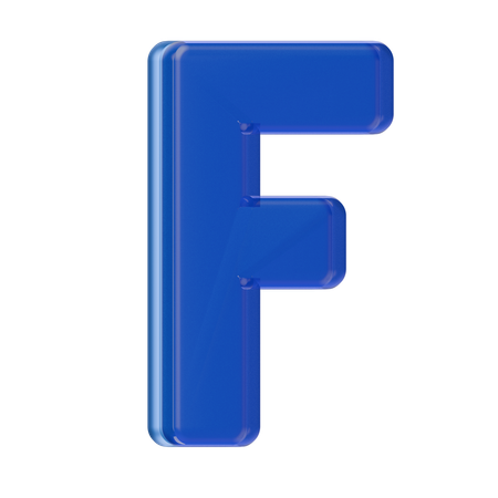 Alphabet F  3D Icon