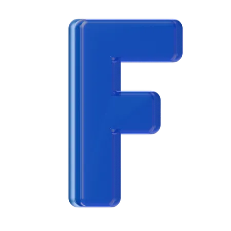 Alphabet F  3D Icon