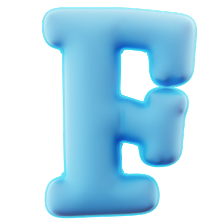 Alphabet F  3D Icon