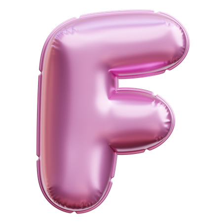 Alphabet F  3D Icon