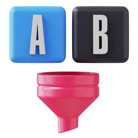 Alphabet Filter  3D Icon