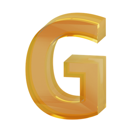 Alphabet G  3D Icon