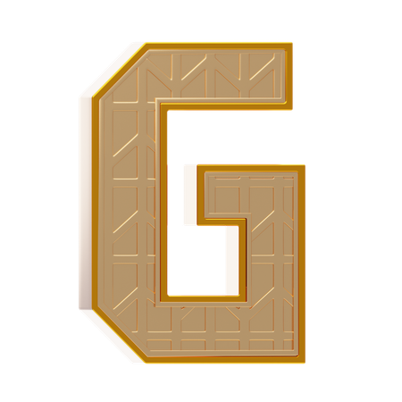 Alphabet G  3D Icon