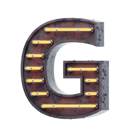 Alphabet g  3D Icon