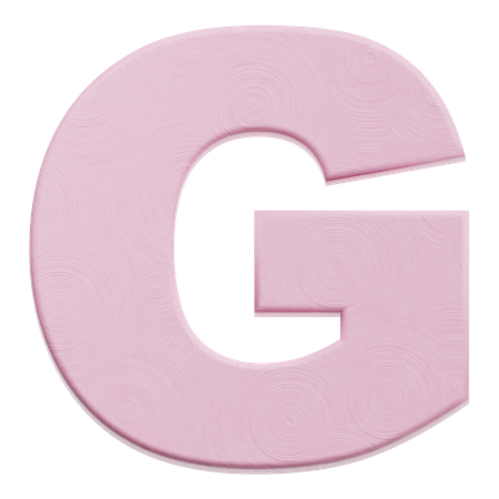 Alphabet g  3D Icon