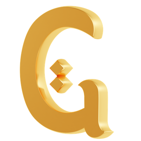 Alphabet g  3D Icon