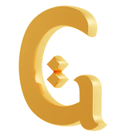 Alphabet g  3D Icon