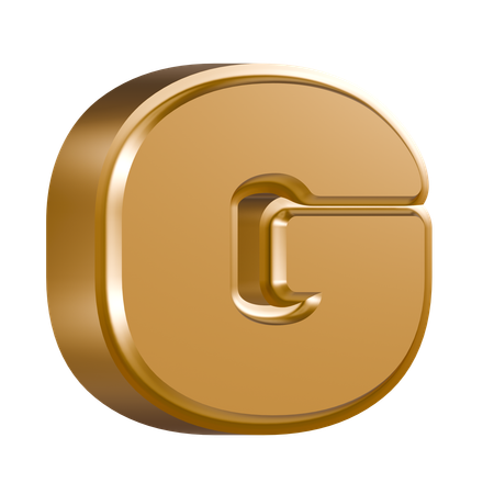 Alphabet G  3D Icon