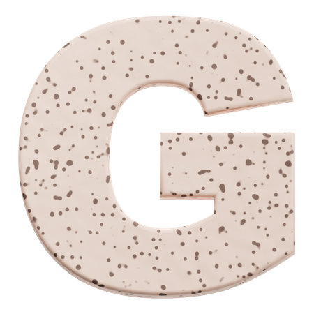 Alphabet G  3D Icon