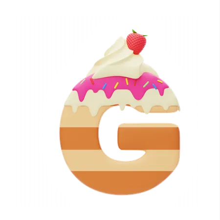 Alphabet G  3D Icon