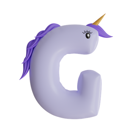 Alphabet G  3D Icon