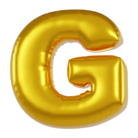 Ballon alphabet g  3D Icon