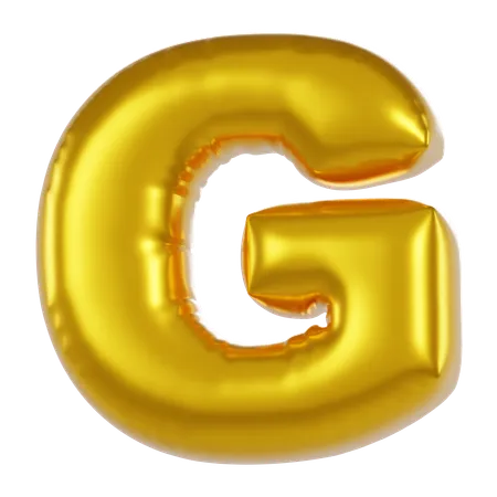 Ballon alphabet g  3D Icon