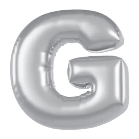 알파벳 g 풍선  3D Icon