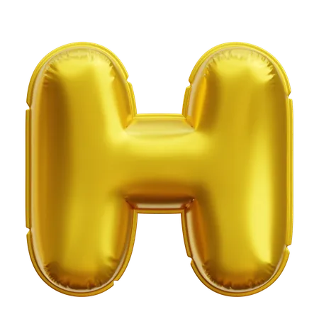 Alphabet H  3D Icon