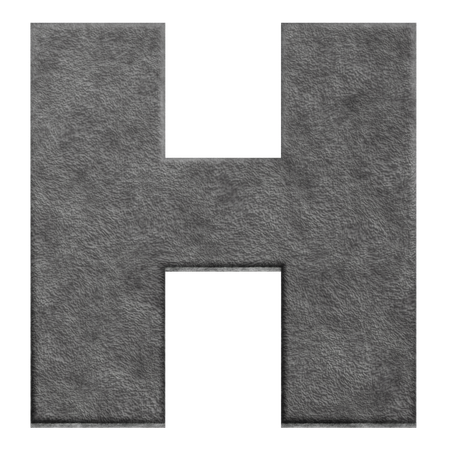 Alphabet H  3D Icon