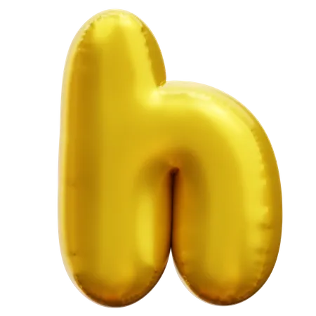 Alphabet H  3D Icon