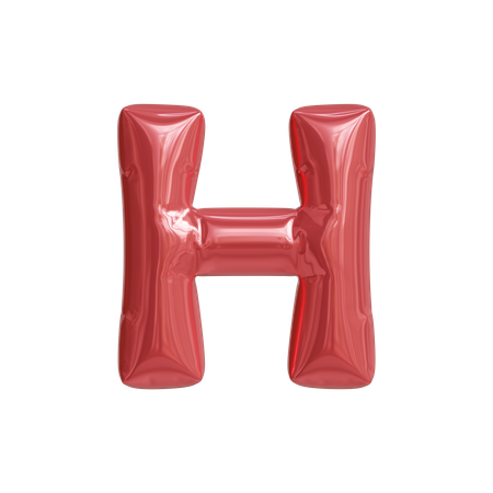 Alphabet H  3D Icon