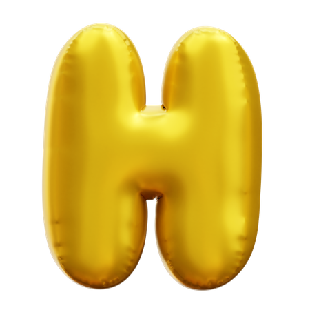 Alphabet h  3D Icon