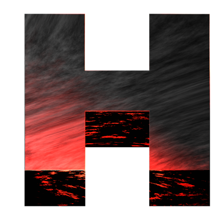Alphabet H  3D Icon