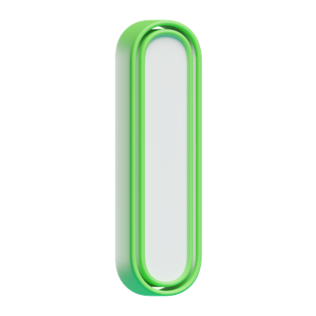 Alphabet I  3D Icon