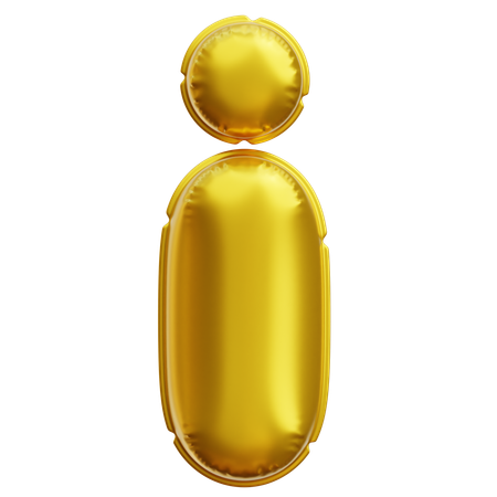 Alphabet I  3D Icon
