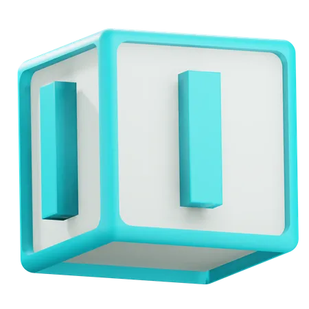 Alphabet I  3D Icon