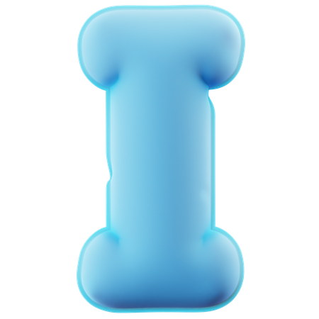 Alphabet I  3D Icon