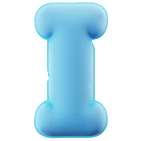 Alphabet I  3D Icon