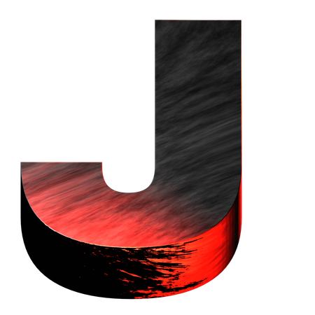 Alphabet J  3D Icon