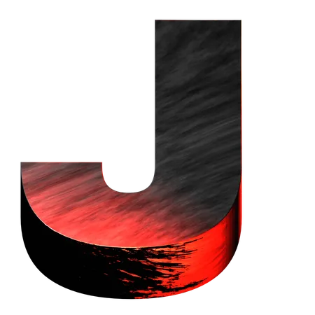 Alphabet J  3D Icon