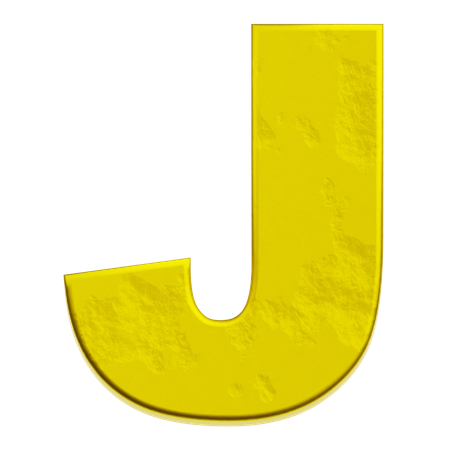 알파벳 j  3D Icon