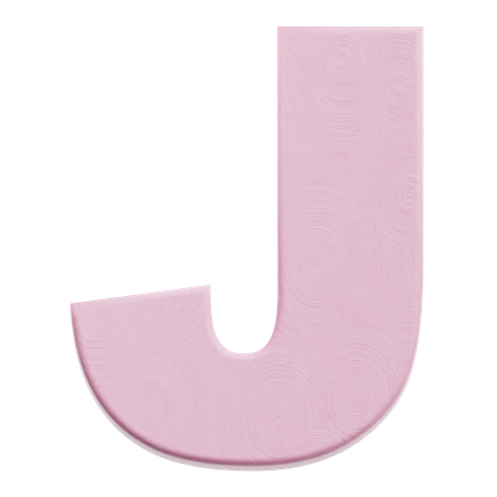 Alphabet j  3D Icon