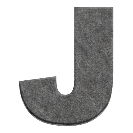 Alphabet j  3D Icon