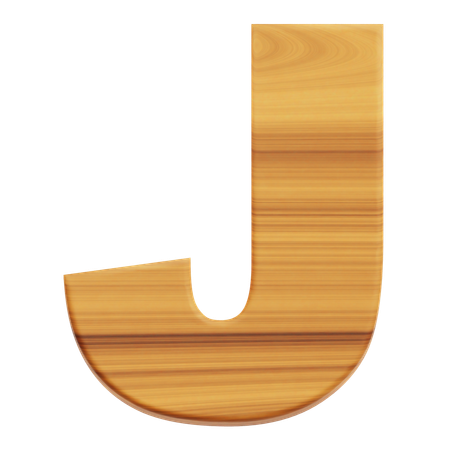 Alphabet J  3D Icon