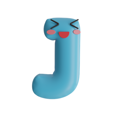 Alphabet J  3D Icon