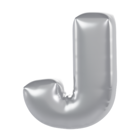 Ballon alphabet j  3D Icon