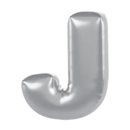 Ballon alphabet j  3D Icon