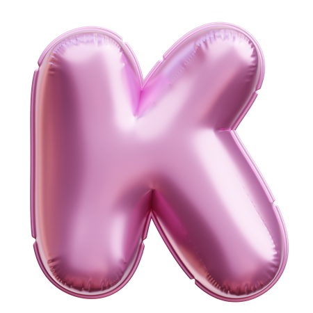 Alphabet k  3D Icon